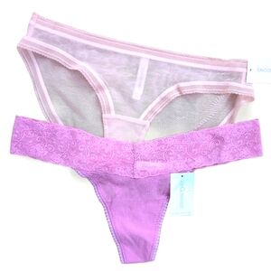 2 Ongossamer panties size S and one size